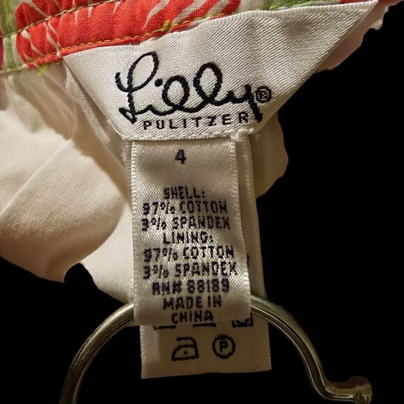 LILLY PULITZER Grapefruit Print Skirt - Size 4 - Picture 5 of 5